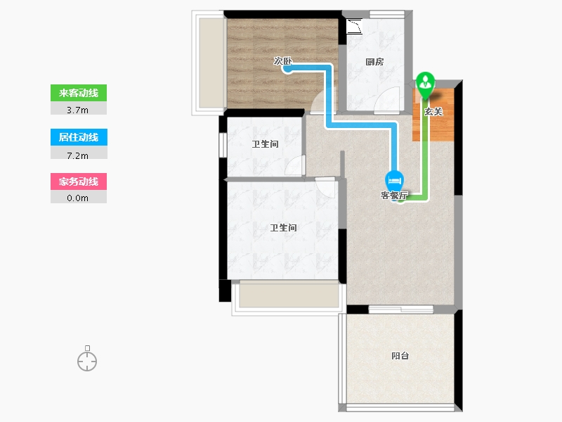 广东省-湛江市-鼎龙湾国际海洋度假区-61.52-户型库-动静线