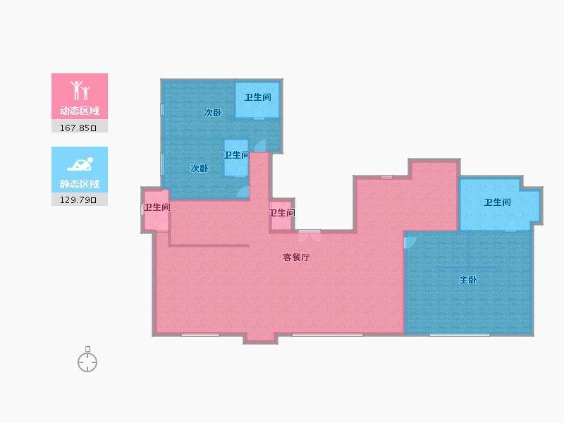 北京-北京市-金舆东华-278.13-户型库-动静分区