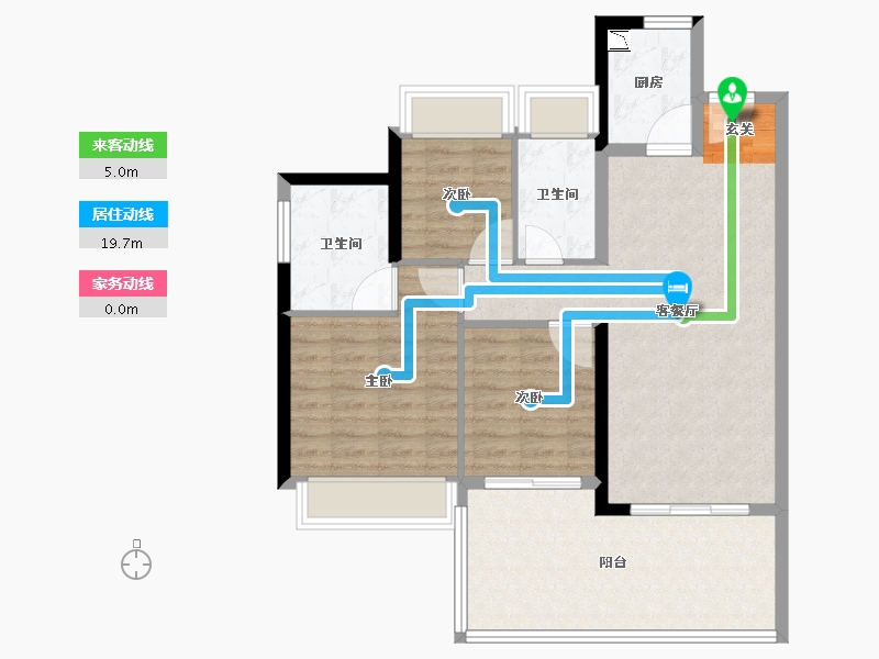 广东省-湛江市-鼎龙湾国际海洋度假区-88.02-户型库-动静线