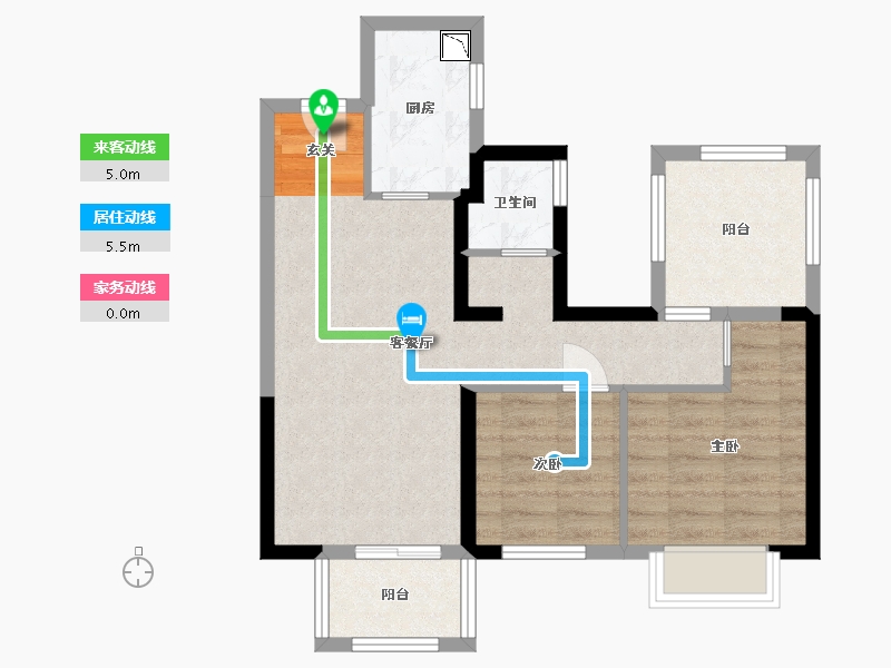 广西壮族自治区-南宁市-中南十洲-62.21-户型库-动静线