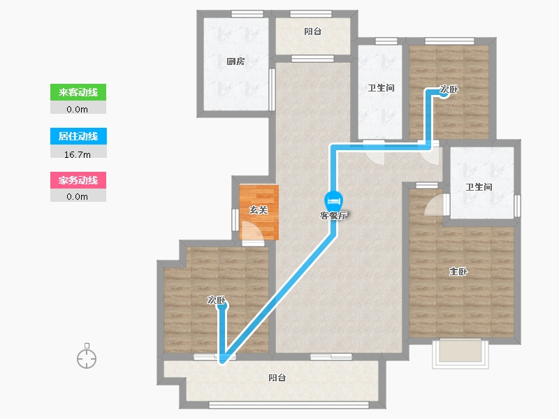 山东省-菏泽市-鲁菏红花园-117.60-户型库-动静线