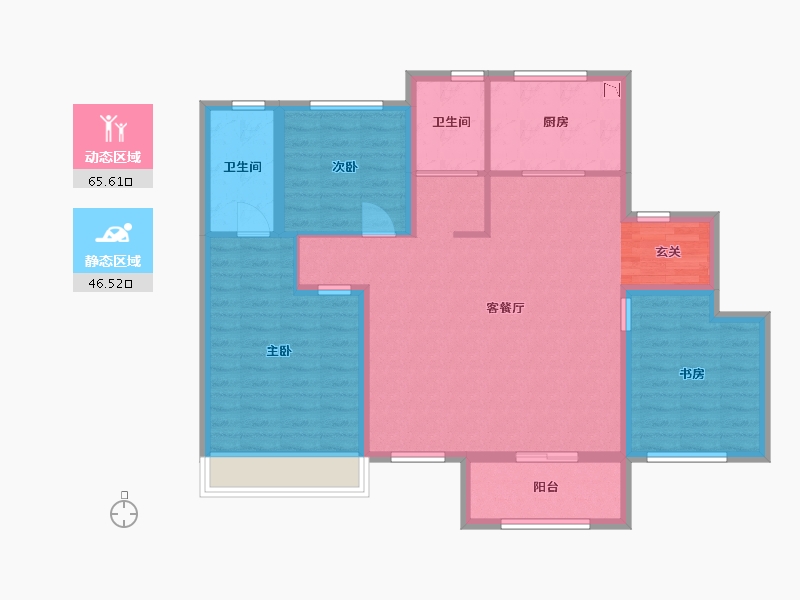 山东省-菏泽市-绿地城-100.79-户型库-动静分区