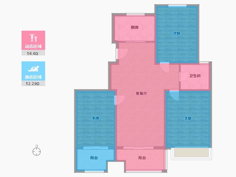 江苏省-盐城市-凤凰郡-98.01-户型库-动静分区