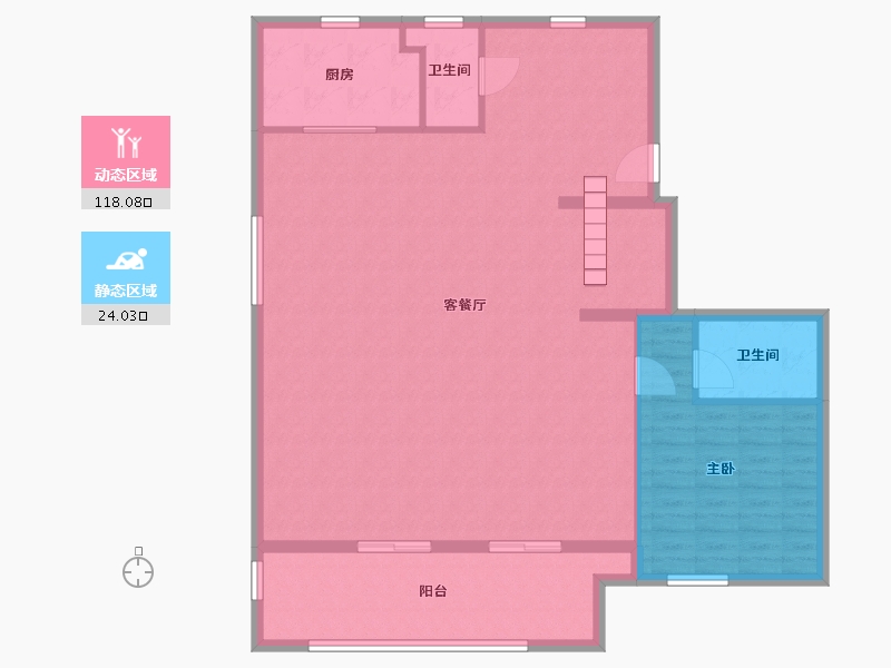 江苏省-无锡市-云栖墅-132.00-户型库-动静分区