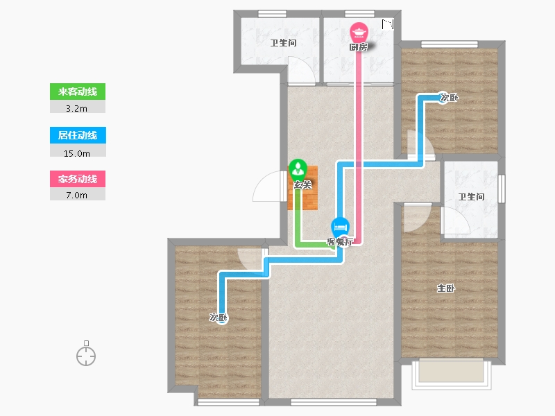 山东省-潍坊市-金鼎世家-102.01-户型库-动静线