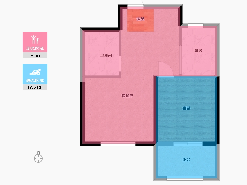 山东省-威海市-新港城-52.00-户型库-动静分区