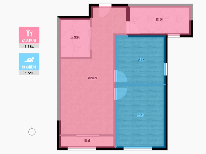 河北省-保定市-学府澜湾-60.79-户型库-动静分区