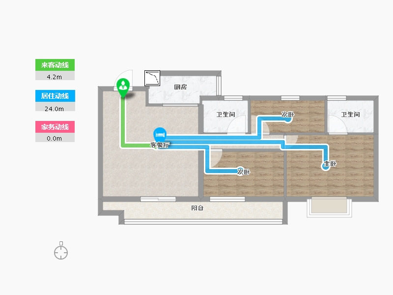 福建省-泉州市-正荣浔兴世纪春天-84.01-户型库-动静线