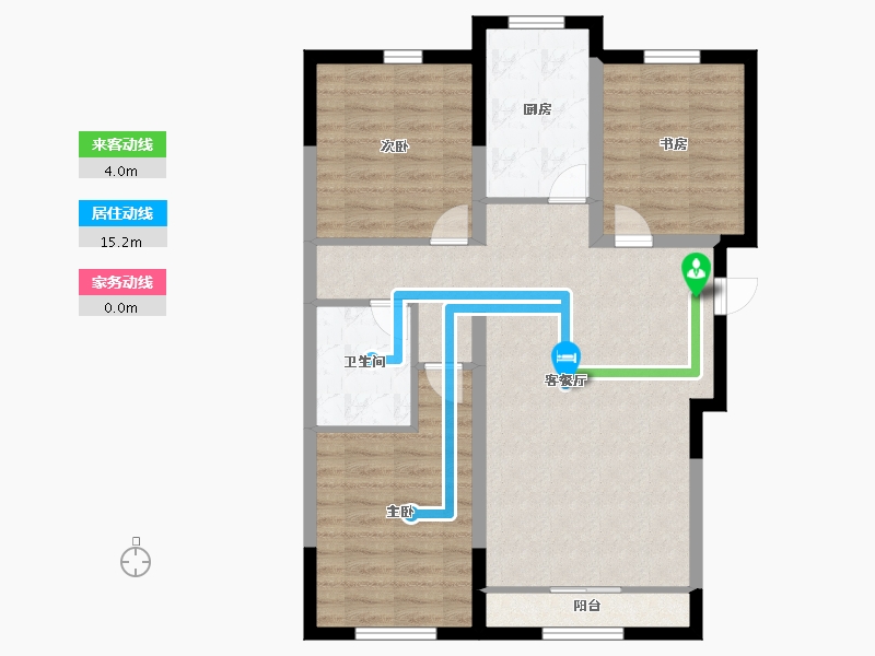 河北省-保定市-学府澜湾-81.60-户型库-动静线