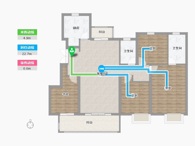 江西省-赣州市-中海国际社区-119.31-户型库-动静线