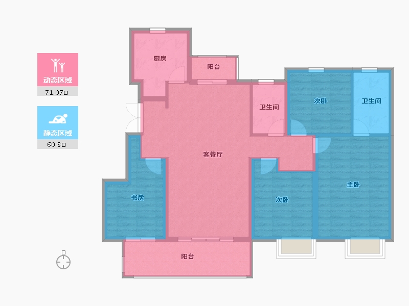 江西省-赣州市-中海国际社区-119.31-户型库-动静分区