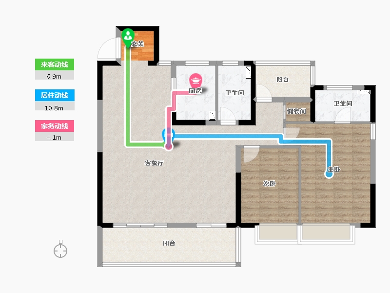 安徽省-合肥市-置地瑞玺-120.00-户型库-动静线