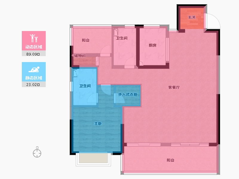 安徽省-合肥市-置地瑞玺-101.00-户型库-动静分区