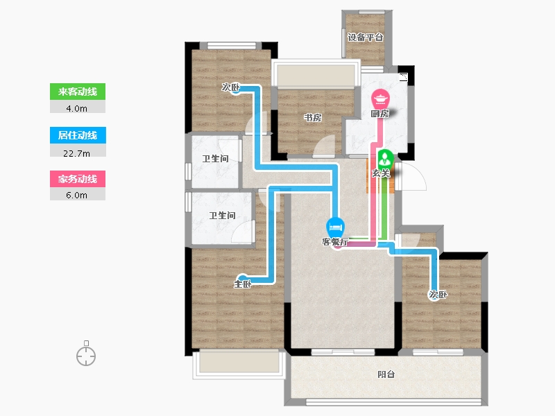 浙江省-宁波市-荣安江枫晓月-91.92-户型库-动静线