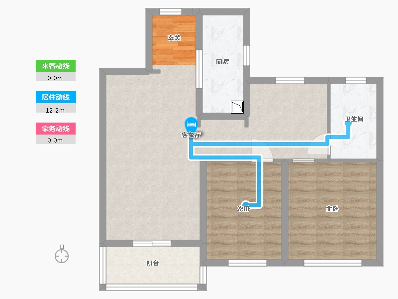 江苏省-无锡市-融创运河映-71.20-户型库-动静线