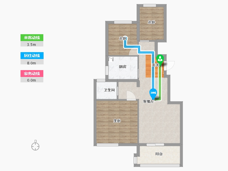 江苏省-无锡市-蠡湖国际小镇-71.20-户型库-动静线