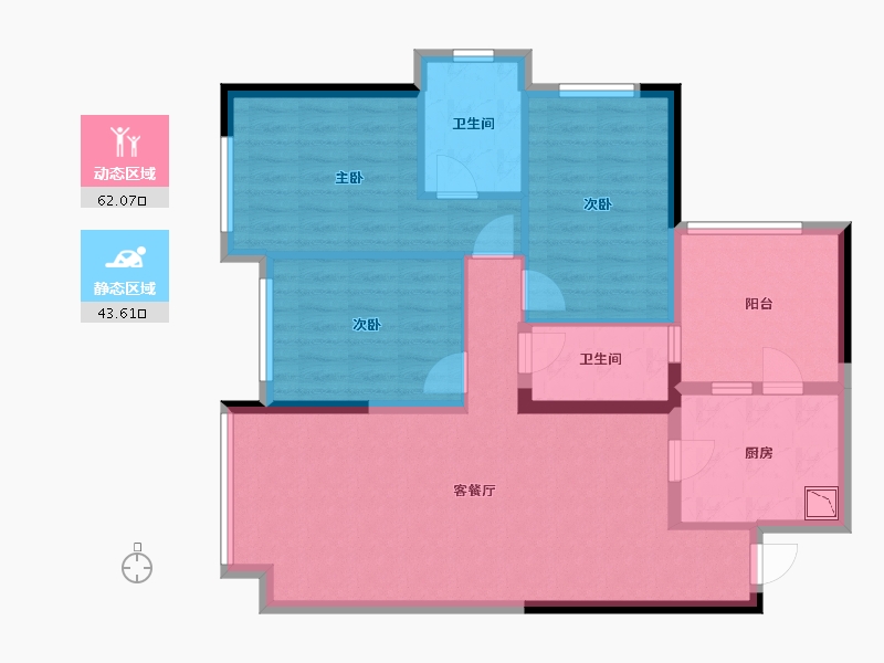 四川省-成都市-滨江和城-94.50-户型库-动静分区