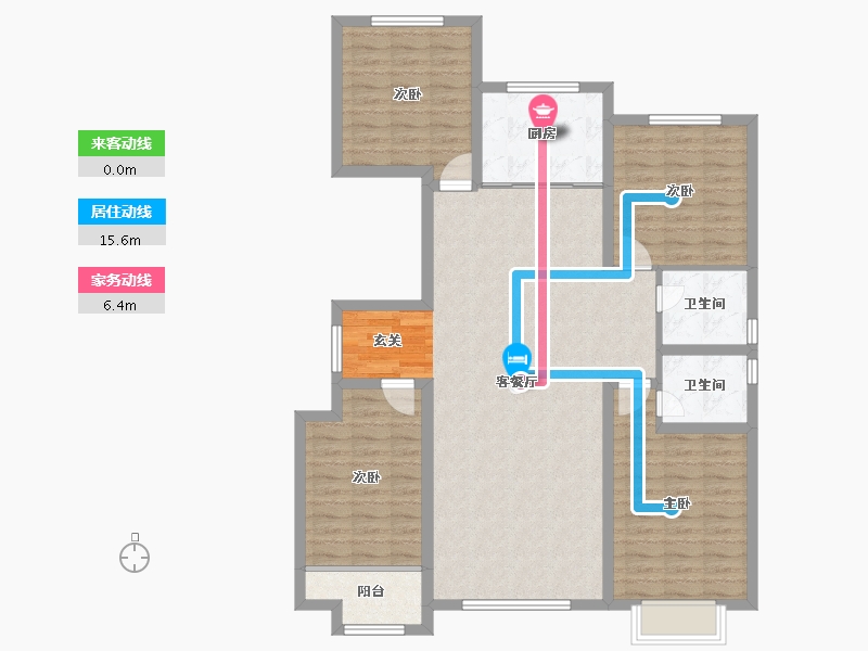 山东省-潍坊市-城投奥文公馆-115.78-户型库-动静线