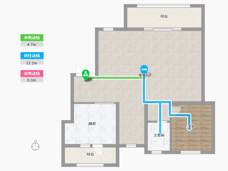 四川省-成都市-龙湖揽镜-98.08-户型库-动静线