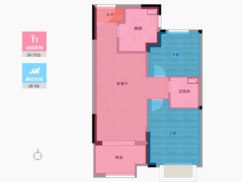 福建省-福州市-福州熙悦府-48.00-户型库-动静分区