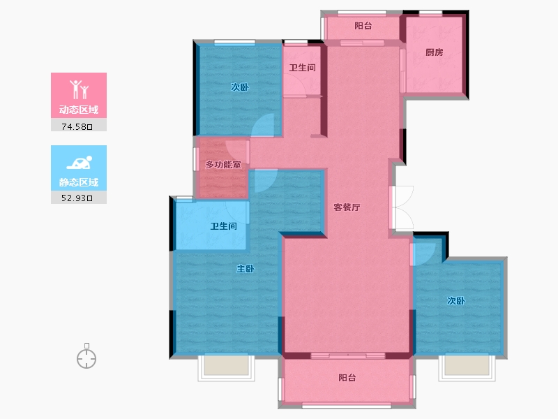 河南省-洛阳市-美景永宁府-114.40-户型库-动静分区