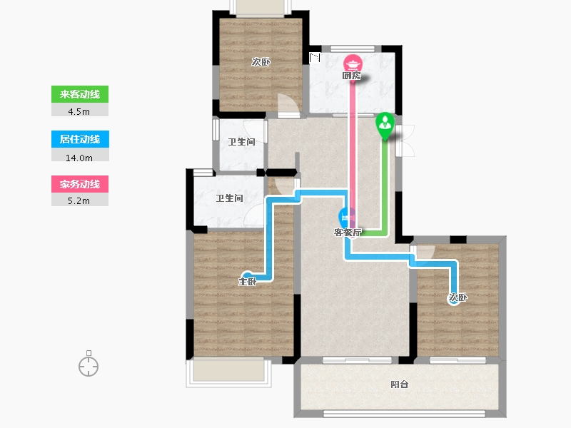 江苏省-无锡市-中央华府-98.03-户型库-动静线