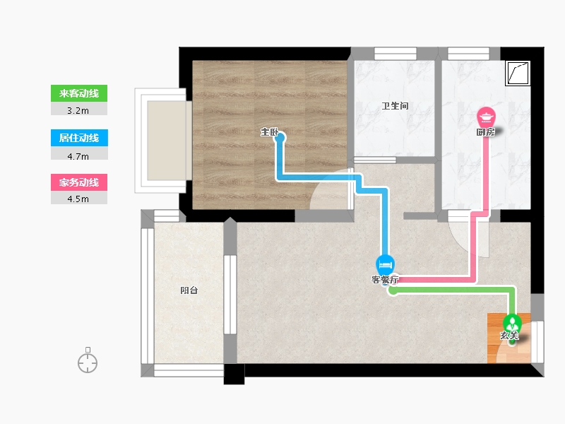 云南省-昆明市-学府・康城-36.96-户型库-动静线