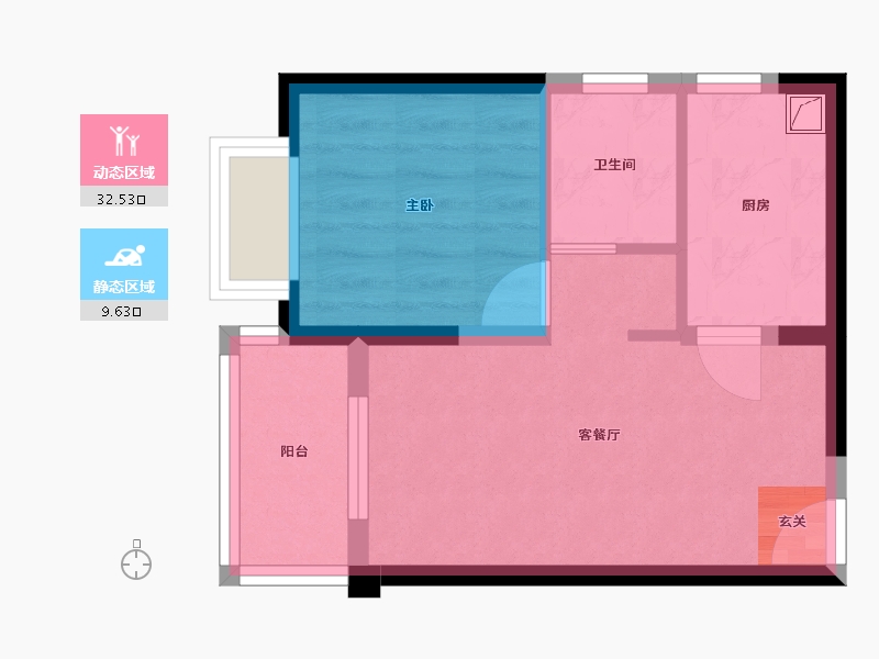 云南省-昆明市-学府・康城-36.96-户型库-动静分区