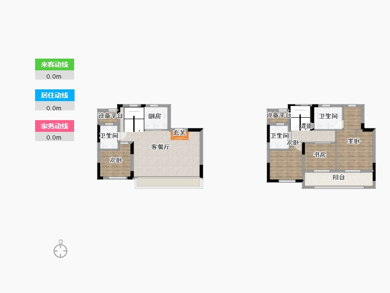 浙江省-杭州市-阳光城保亿翡丽云邸-111.11-户型库-动静线