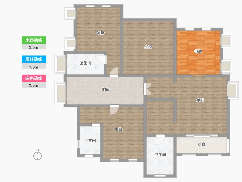 湖南省-湘潭市-金奥湘江公馆-157.70-户型库-动静线