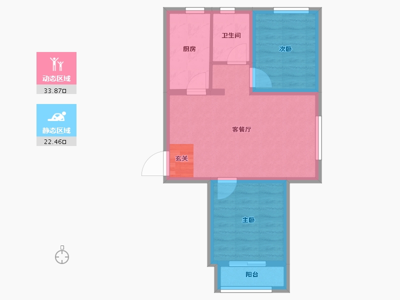 河北省-廊坊市-花香小镇二期-49.68-户型库-动静分区