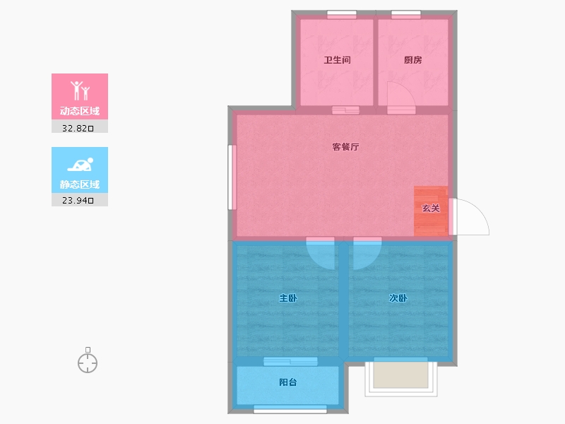 河北省-廊坊市-花香小镇二期-50.09-户型库-动静分区