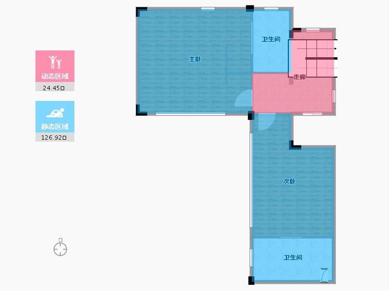 湖北省-武汉市-花样年・香门第-140.01-户型库-动静分区