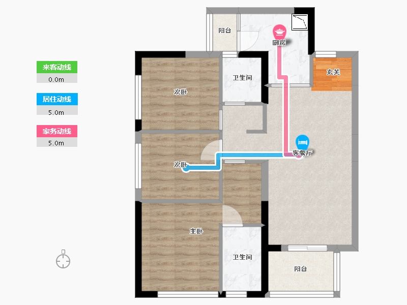 四川省-成都市-光谷云著-74.07-户型库-动静线