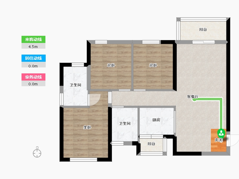 四川省-成都市-光谷云著-74.17-户型库-动静线