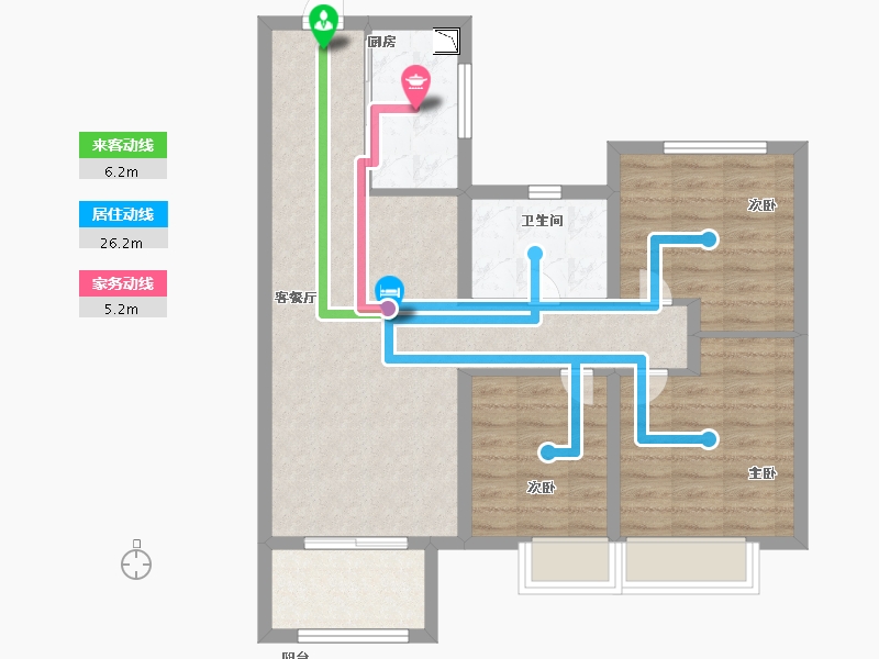 河南省-郑州市-金地滨河风华-77.59-户型库-动静线