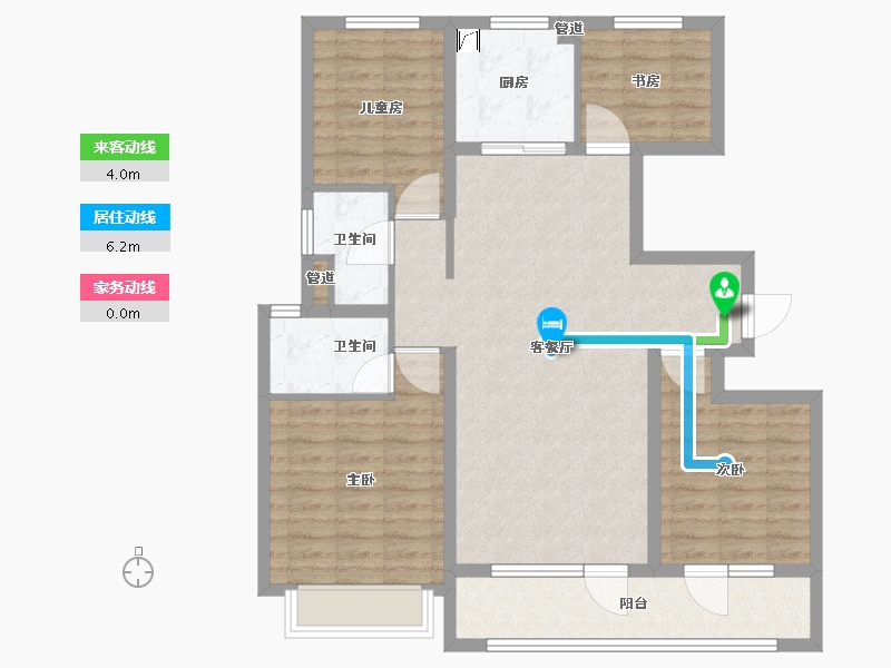 山东省-济南市-中海・天钻-100.01-户型库-动静线