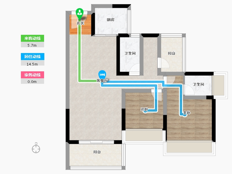 广东省-河源市-河源铭成华府-72.09-户型库-动静线