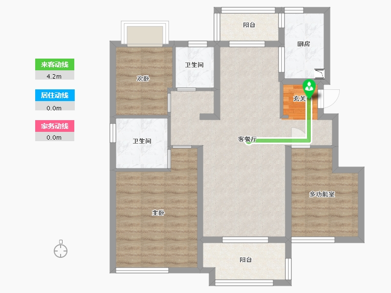 江苏省-苏州市-新力云语铂园-83.30-户型库-动静线