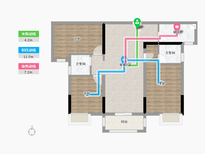 湖北省-宜昌市-建投见山-81.40-户型库-动静线