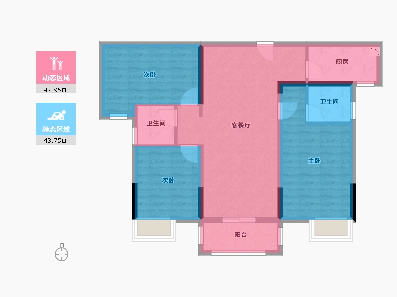 湖北省-宜昌市-建投见山-81.40-户型库-动静分区