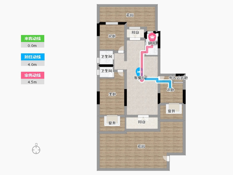 河南省-洛阳市-东豪紫园-100.80-户型库-动静线