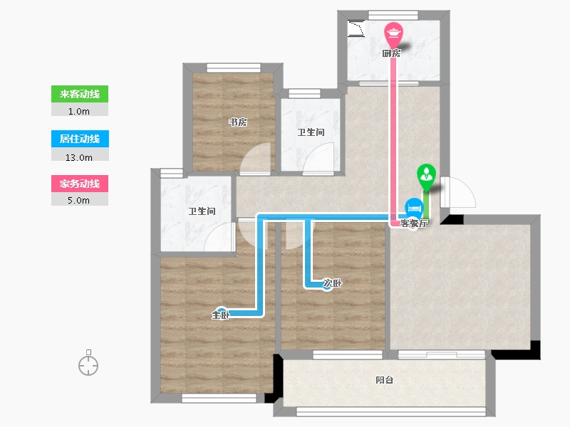 浙江省-湖州市-汎港润合-68.00-户型库-动静线