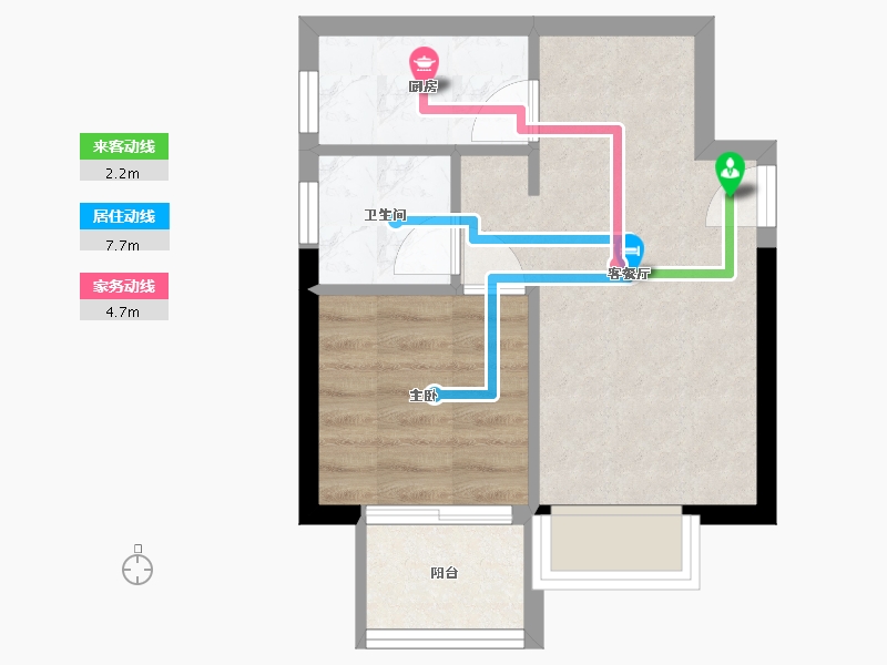 福建省-福州市-中联·御景湾-35.30-户型库-动静线