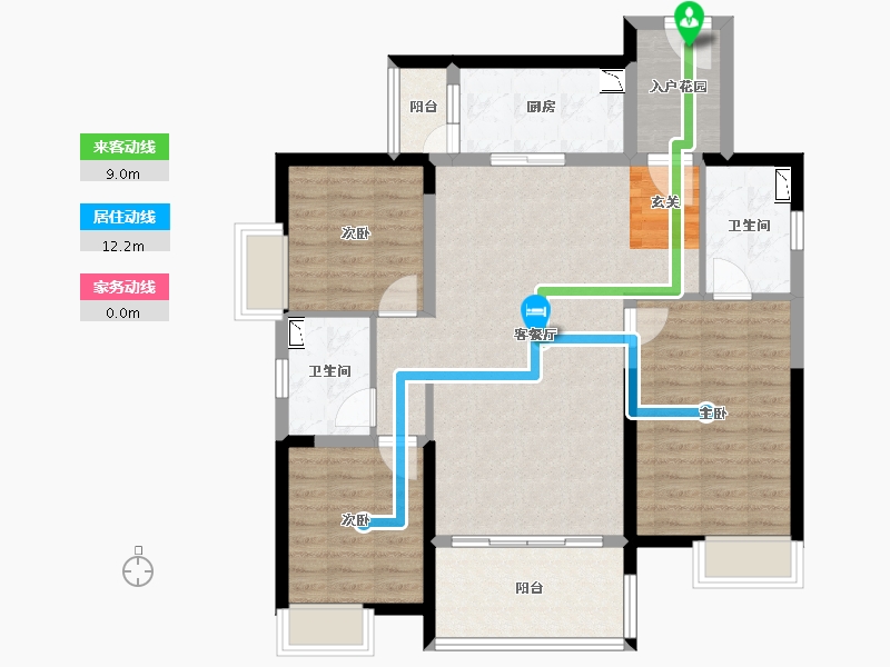 广东省-韶关市-韶关碧桂园新城之光-97.79-户型库-动静线