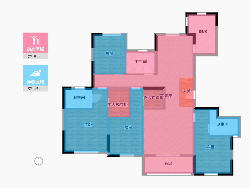 湖北省-武汉市-中城新时代-120.68-户型库-动静分区