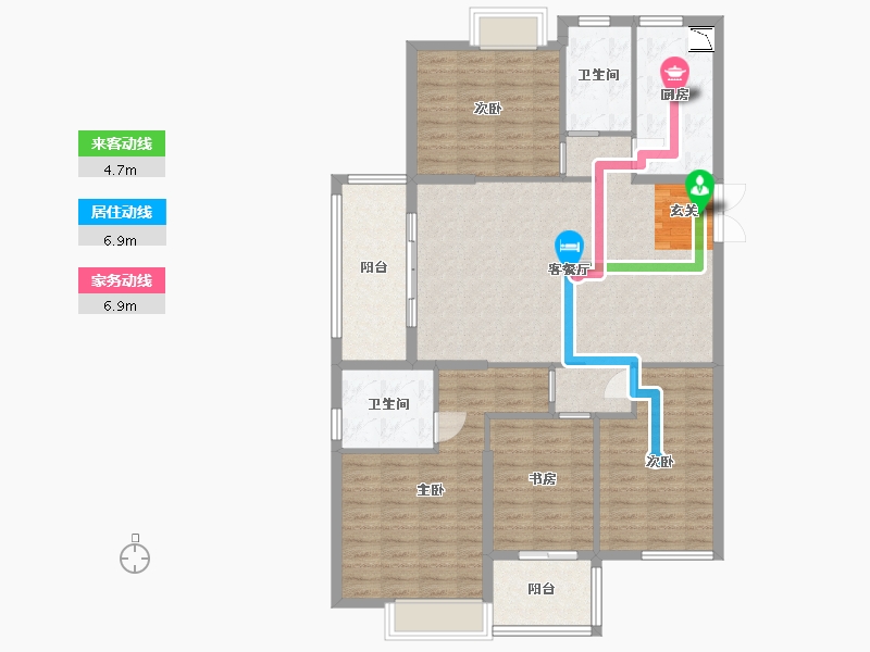 福建省-宁德市-东晟广场-120.00-户型库-动静线