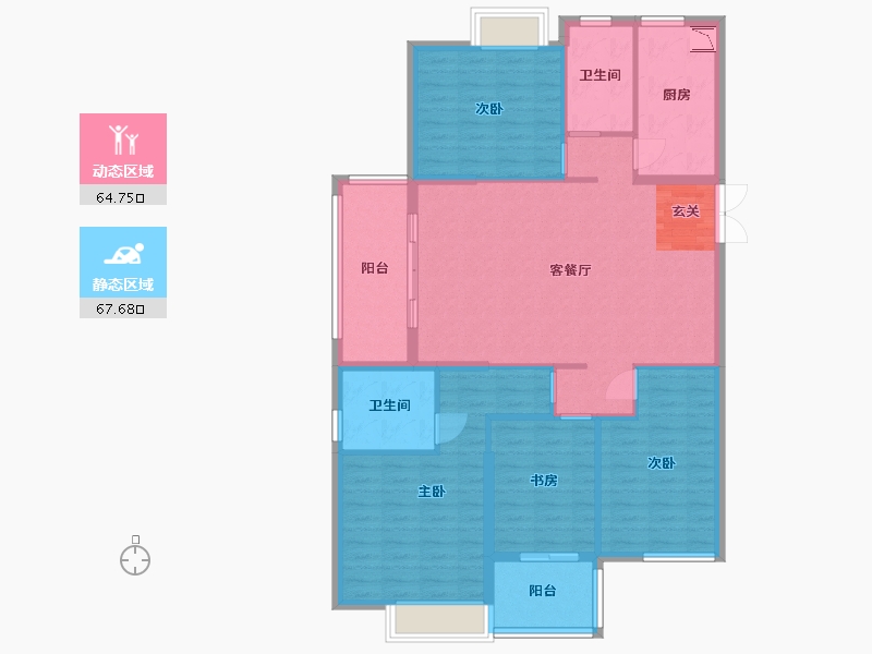 福建省-宁德市-东晟广场-120.00-户型库-动静分区