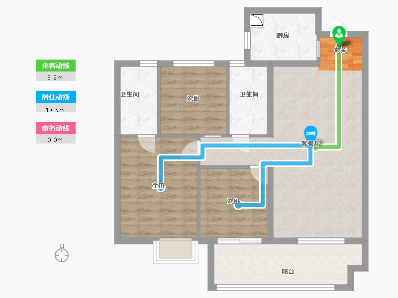 福建省-宁德市-东晟广场-88.00-户型库-动静线