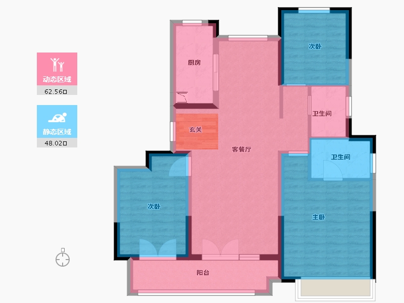 山东省-聊城市-东昌天悦-99.20-户型库-动静分区